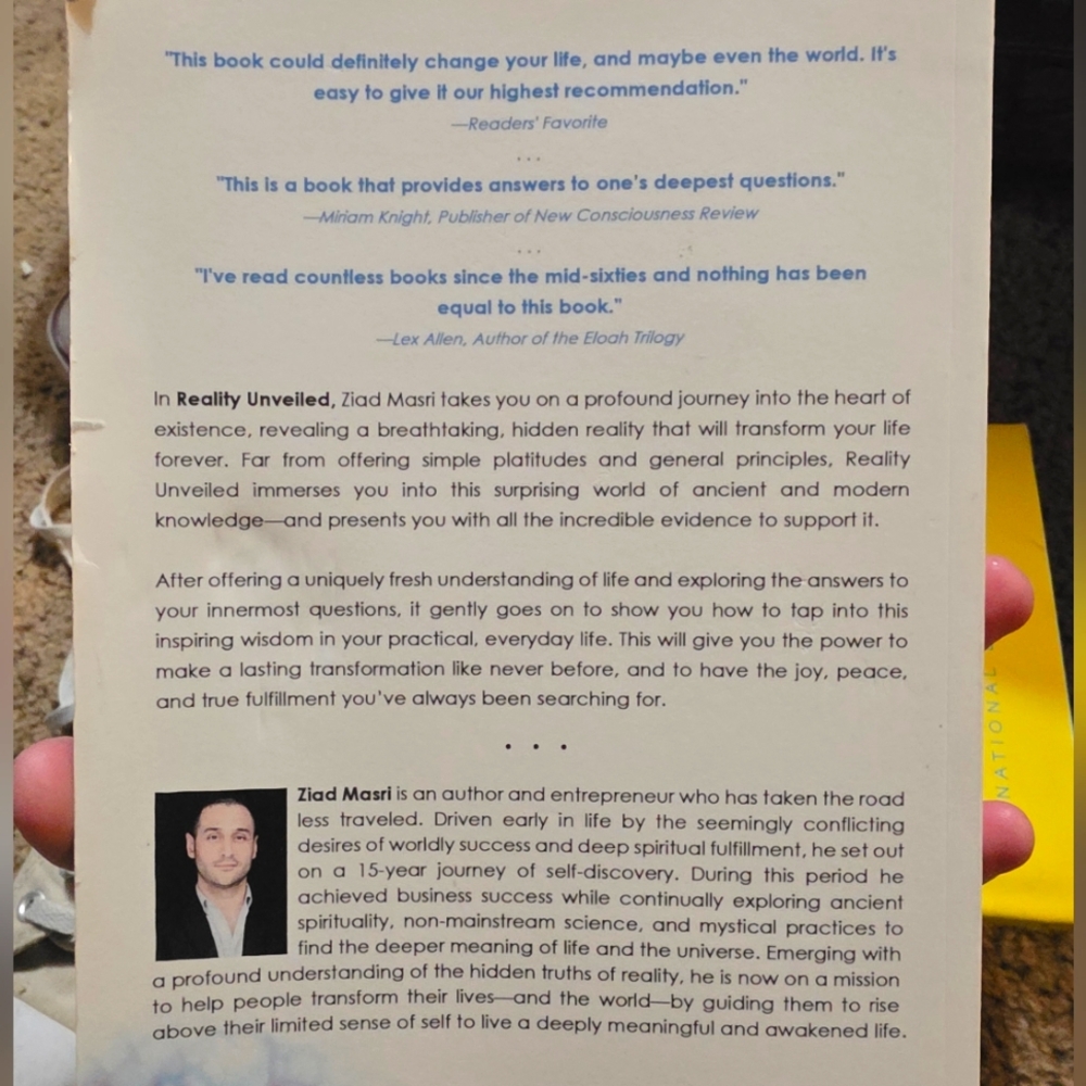 Reality Unveiled Book - Picture 3 of 3